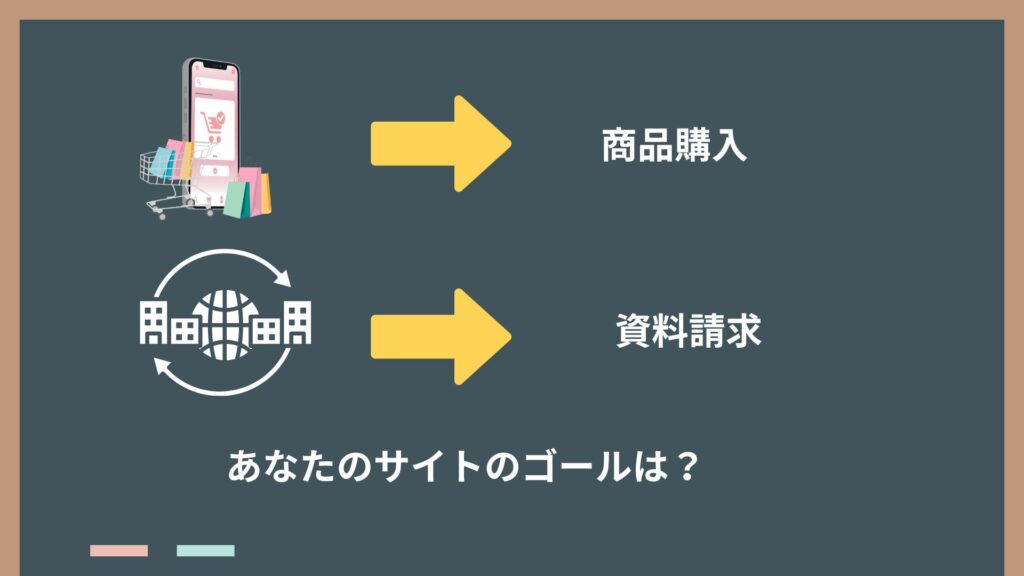 サイトのゴールは何かについて